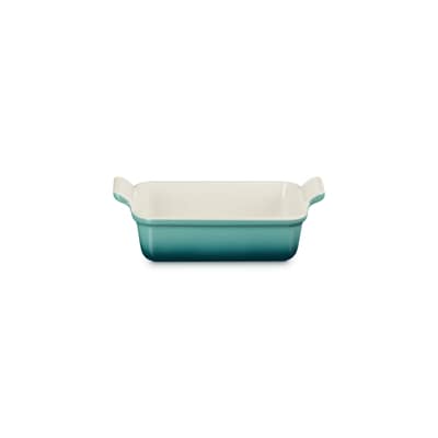 Le Creuset 19cm Deep Rectangular Baking Dish Bleu Riviera