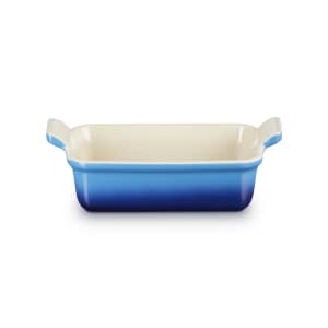 Le Creuset 19cm Deep Rectangular Baking Dish Azure Blue
