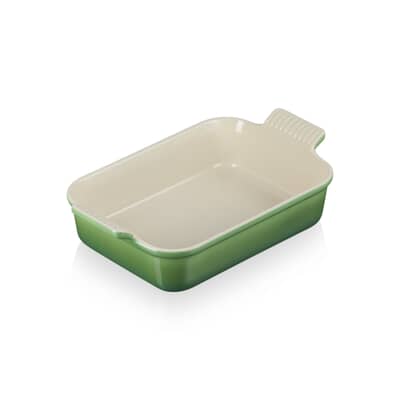 Le Creuset 26cm Deep Rectangular Baking Dish Bamboo Green