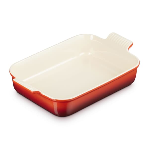 Le Creuset 32cm Deep Rectangular Baking Dish Cerise
