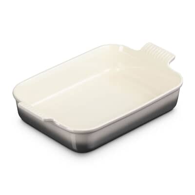 Le Creuset 32cm Deep Rectangular Baking Dish Flint