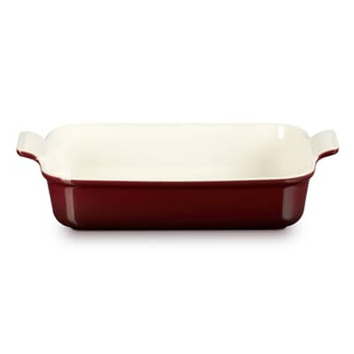 Le Creuset 32cm Deep Rectangular Baking Dish Garnet