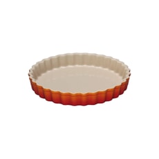Le Creuset 28cm Fluted Flan Dish Volcanic