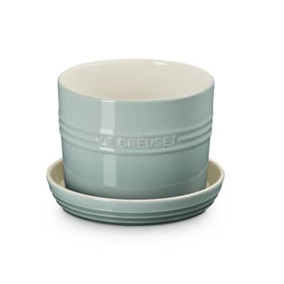 Le Creuset Stoneware Herb Planter Sea Salt