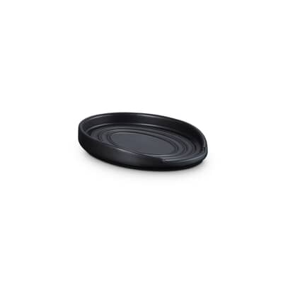 Le Creuset Stoneware Oval Spoon Rest Satin Black