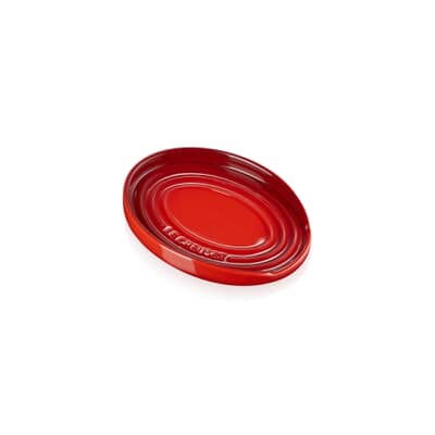 Le Creuset Stoneware Oval Spoon Rest Cerise