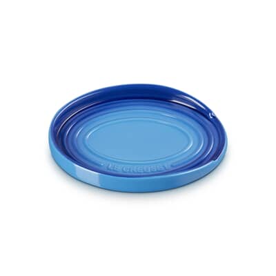 Le Creuset Stoneware Oval Spoon Rest Azure Blue