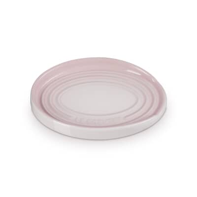 Le Creuset Stoneware Oval Spoon Rest Shell Pink