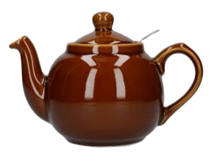London Pottery Farmhouse 2 Cup Teapot Rockingham Brown