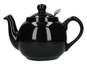 London Pottery Farmhouse 2 Cup Teapot Gloss Black