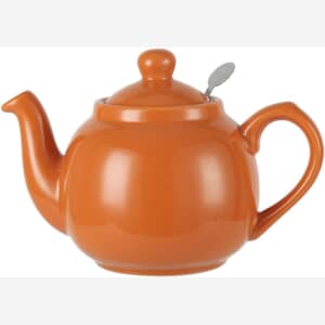 London Pottery Farmhouse 2 Cup Teapot Orange