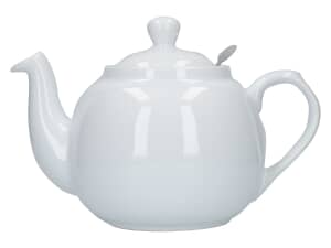 London Pottery Farmhouse 6 Cup Teapot White