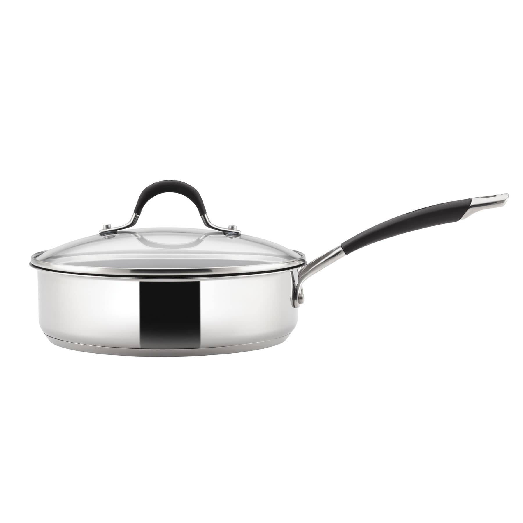 Circulon Momentum Covered Saute Pan 24 cm 2.8 Litre Stainless Steel 