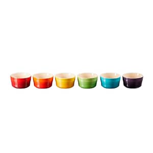 Le Creuset Rainbow Set Of 6 Mini Ramekins