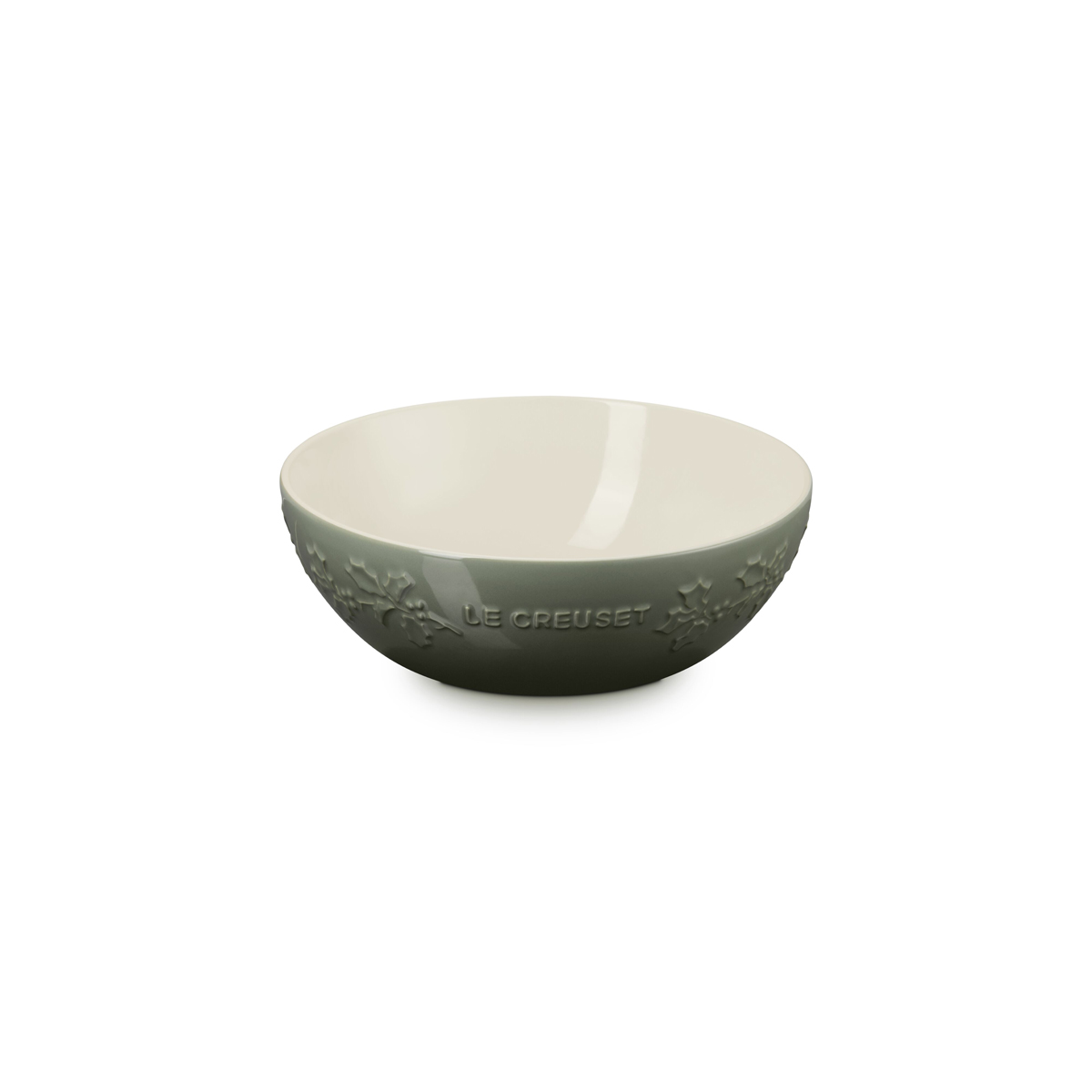 Le Creuset Christmas Holly Serving Bowl Thyme