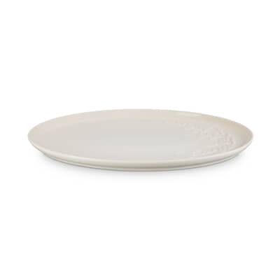 Le Creuset La Jardin 36cm Oval Platter Meringue