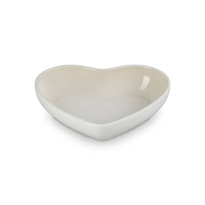 Le Creuset Heart Bowl 20cm Meringue