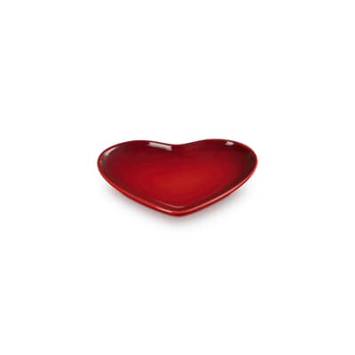 Le Creuset Heart Plate 23cm Cerise