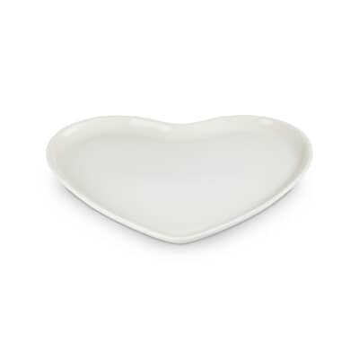 Le Creuset Heart Shaped Serving Platter 32cm Meringue
