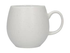 London Pottery Pebble Mug Matte Speckled White