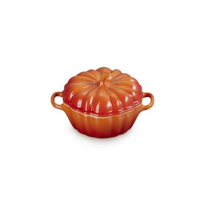 Le Creuset Stoneware Pumpkin Mini Casserole Volcanic