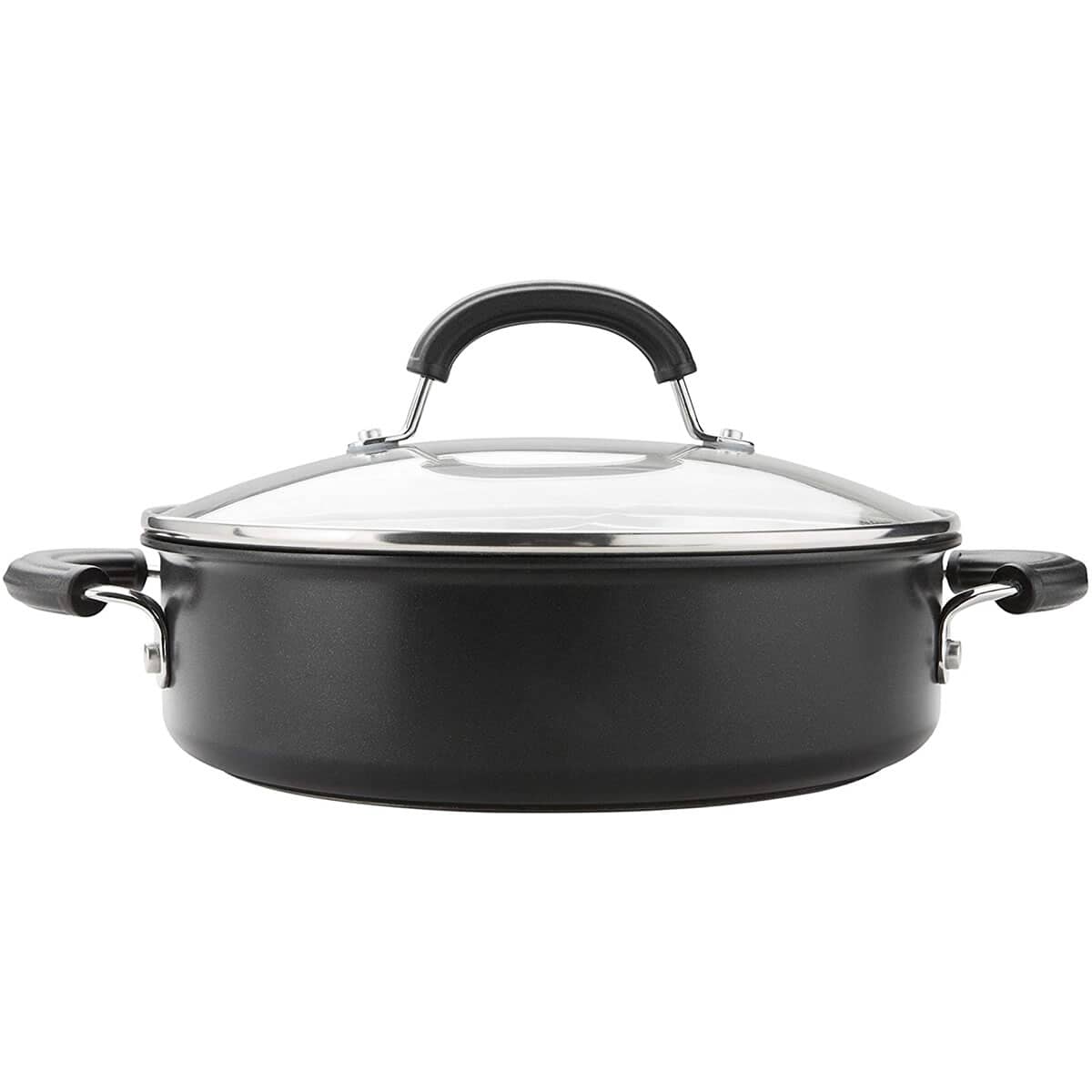 Circulon Total Hard Anodised 28cm Saute Pan With Lid (83954)