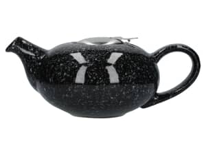 London Pottery Pebble� Filter 4 Cup Teapot Gloss Black Flecked