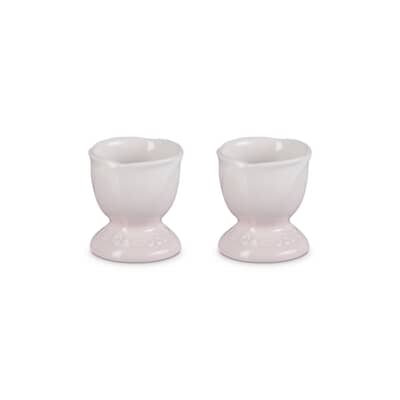 Le Creuset La Jardin Set Of 2 Tulip Egg Cups Shell Pink
