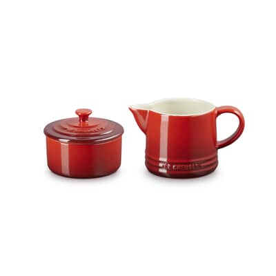 Le Creuset Sugar And Cream Set Cerise