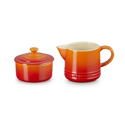 Le Creuset Sugar And Cream Set Volcanic