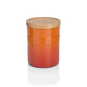 Le Creuset Medium Storage Jar With Wooden Lid Volcanic