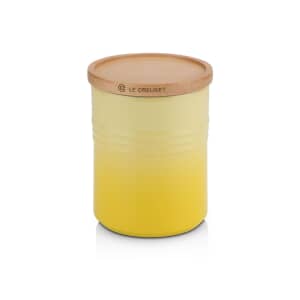Le Creuset Medium Storage Jar With Wooden Lid Soleil