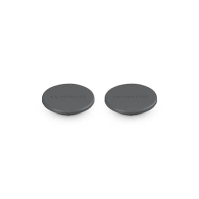 Le Creuset Set Of 2 Silicone Mill Caps Flint