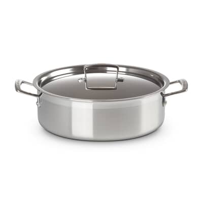 Le Creuset Classic 3-ply Stainless Steel 28cm Sauteuse