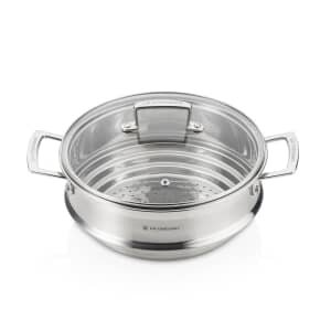 Le Creuset 3 Ply Stainless Steel Large Multi Steamer With Glass Lid