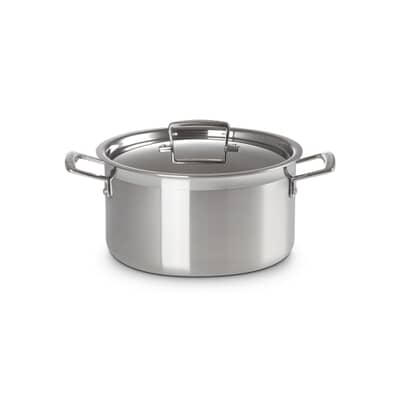 Le Creuset Classic 3-ply Stainless Steel 24cm Deep Casserole