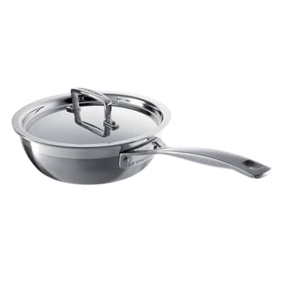 Le Creuset Classic 3-ply Stainless Steel 20cm Chefs Pan