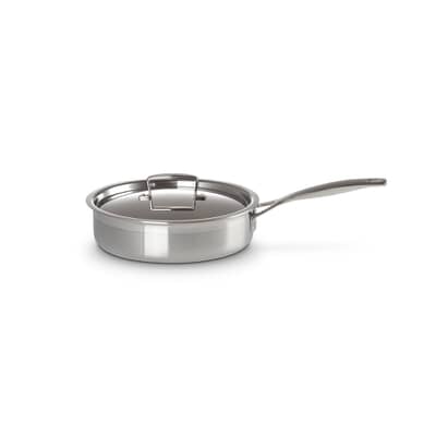 Le Creuset Classic 3-ply Stainless Steel 24cm Saute pan with lid