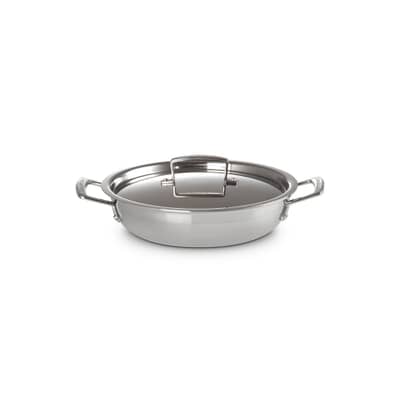 Le Creuset Classic 3-ply Stainless Steel 24cm Shallow Casserole