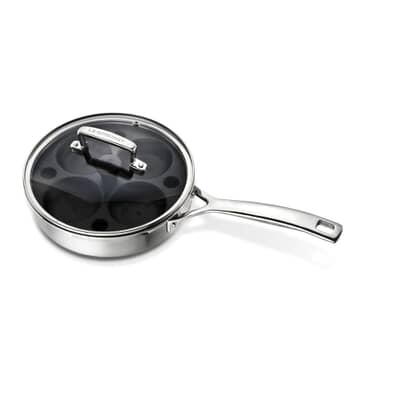 Le Creuset Classic 3-ply Stainless Steel Saute Pan With Poaching Insert