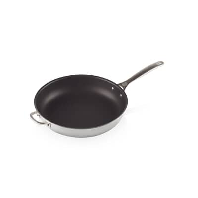 Le Creuset Signature Stainless Steel 32cm Deep Frying Pan