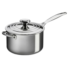 Le Creuset Signature Stainless Steel 18cm Saucepan With Lid
