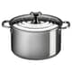 Le Creuset Signature Stainless Steel 24cm Uncoated Stockpot With Lid