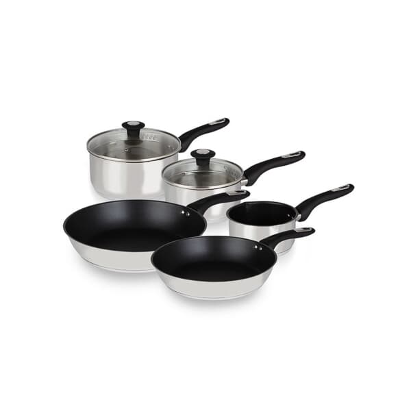 Simply Home 5 Piece Stainless Steel Pan Set