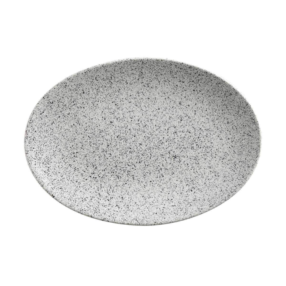Maxwell Williams AX0175 Assiette ovale à tacheté Caviar 35 cm 