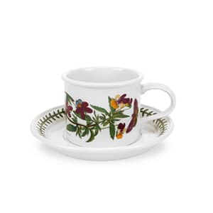 Portmeirion Botanic Garden - Breakfast Cup And Saucer (Drum) Set 6