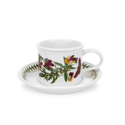 Portmeirion Botanic Garden - Breakfast Cup And Saucer Drum Set 6