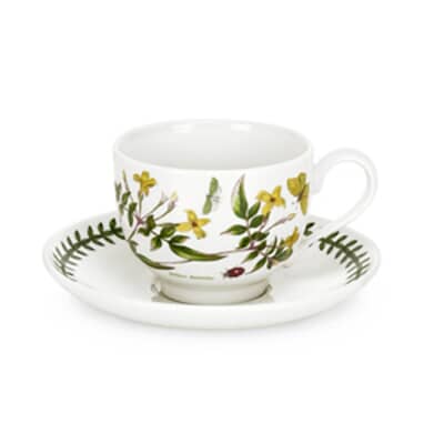 Portmeirion Botanic Garden - Breakfast Cup and Scr Traditional Set Of 6