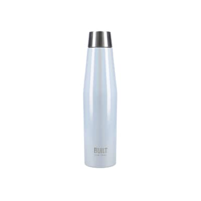 BUILT Apex 540ml Insulated Water Bottle BPA-Free 18/8 Pearl Blue