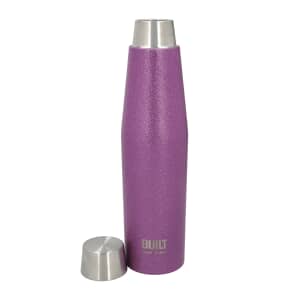 BUILT Apex 540ml Insulated Water Bottle, BPA-Free 18/8 Stainless Steel - Pu